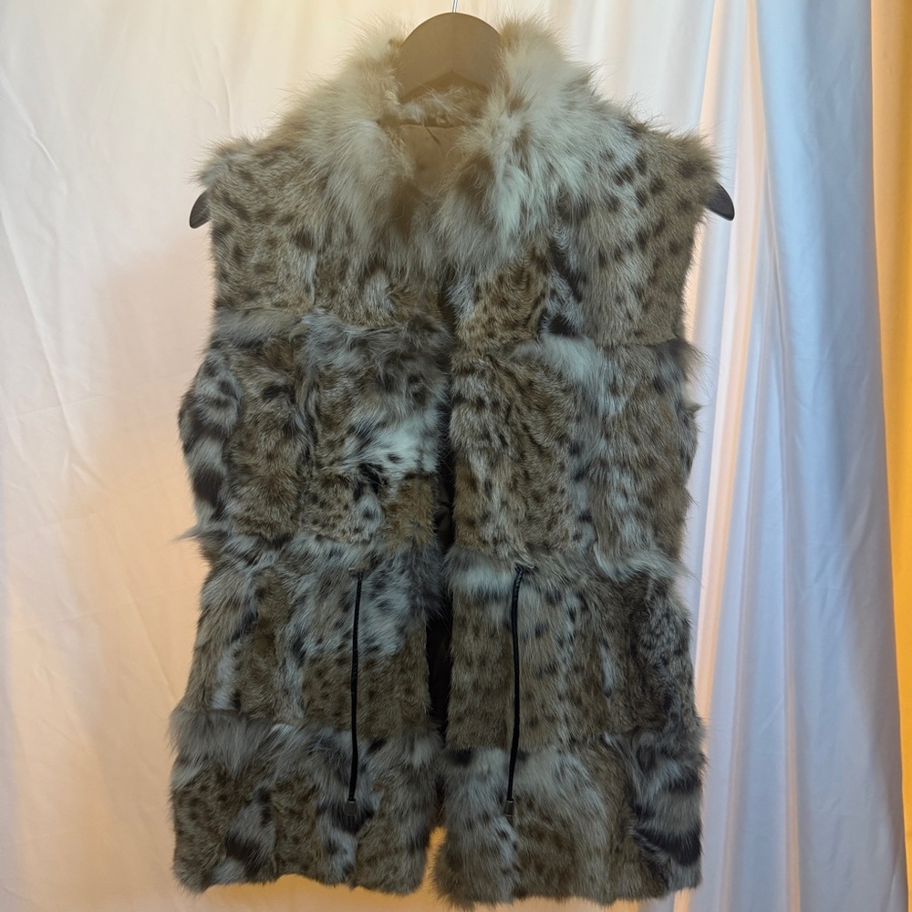 Fur Animal Print Vest